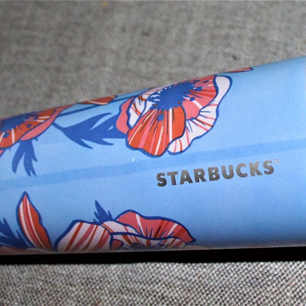 STARBUCKS STAINLESS STEEL TUMBLER WITH LID - Picture 4 of 9